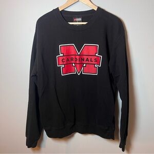 M Cardinals Crewneck Men’s L Black Sweatshirt - Melissa or Medford High School